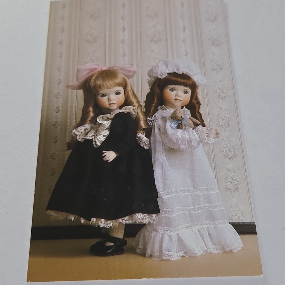 Lawtons Kersten Kimberly Doll Postcard White 1986 Vintage